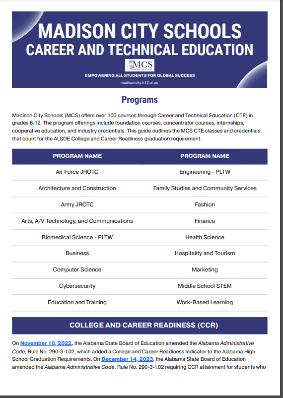 Advanced Placement and Dual Enrollment