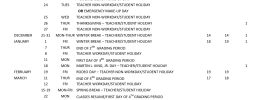 Britannia International School Of Rome Calendar 2026